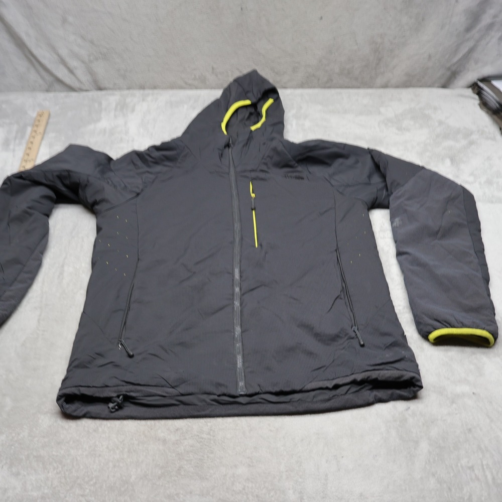 North Face Jacket Mens Small Gray Hooded Ripstop Summit L3 Ventrix Full Zip